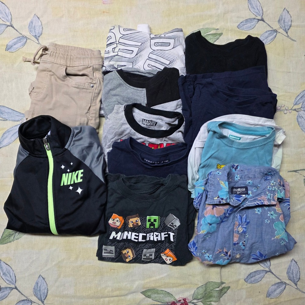 Nike Minecraft Marvel Boys Clothing Lot 11pc 3T 4T Jacket Joggers Shirt Bundle
